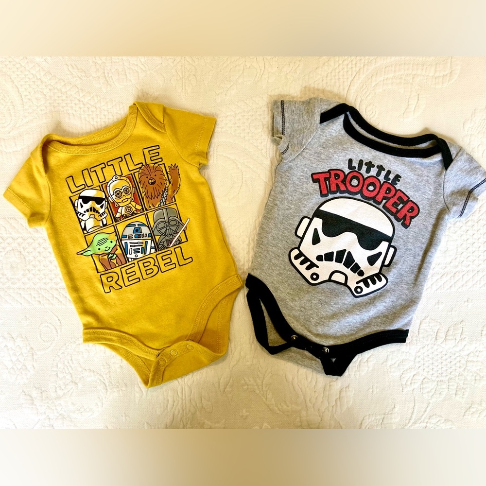 2 Official Star Wars Onesies